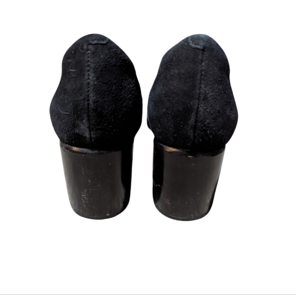 Clarks Artisan Heels Tarah Brae Block Heel Pumps size 8.5 Classic Office Neutral - Picture 6 of 9